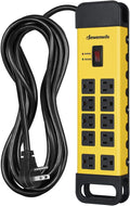 DEWENWILS 10-Outlet Metal Surge Protector Power Strip by DEWENWILS
