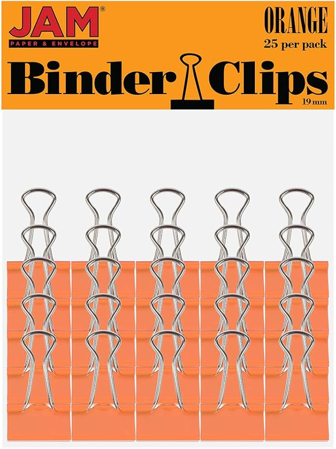JAM PAPER Colorful Binder Clips - Image 6