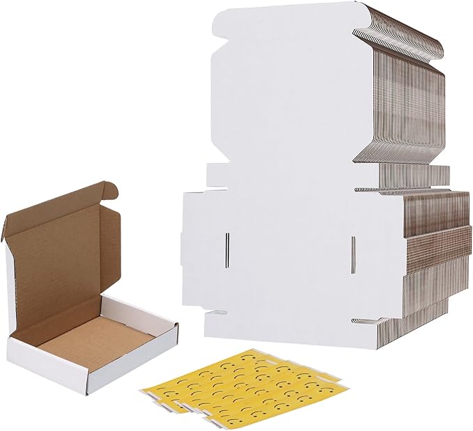 RLAVBL 6x4x1 Shipping Boxes Set of 50, Mailer Box by RLAVBL