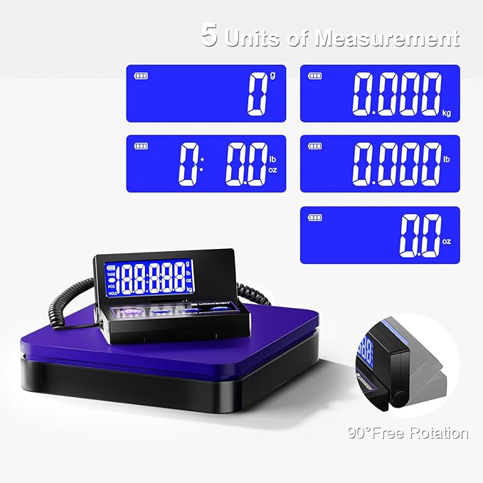 Digital Shipping Scale 110lbs/0.1oz Accurate, Postal Scale - Image 2