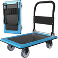WUD Push Cart, Folding Mobile Platform Trolley, Thickened and Reinforced by WUD