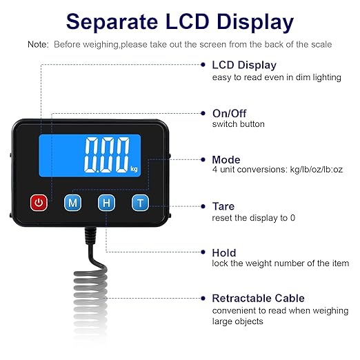 Digital Shipping Postal Scale 0.5 oz High Accuracy! 440lb Commercial Weight - Image 3