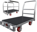 2IN1 Heavy Duty Panel Truck, 2500 lbs Capacity Drywall & Lumber Cart, Flatbed by Lomive