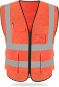HYCOPROT High Visibility Mesh Safety Reflective Vest by HYCOPROT