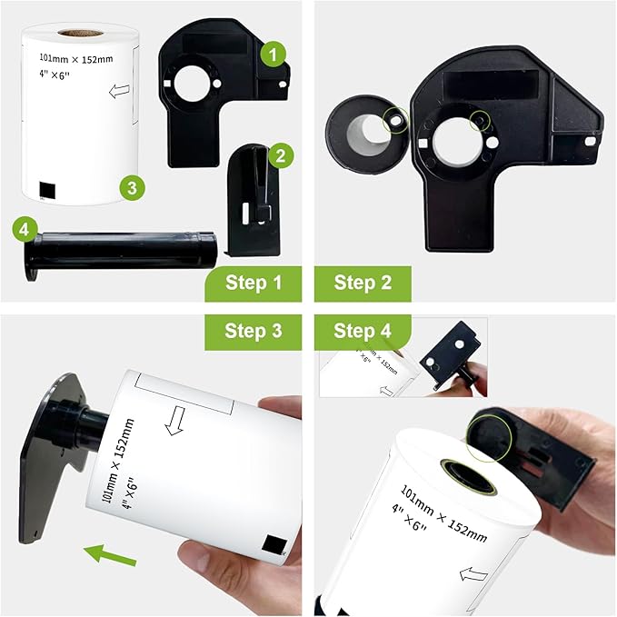 Compatible 4" x 6" Shipping Labels Replacement - Image 4
