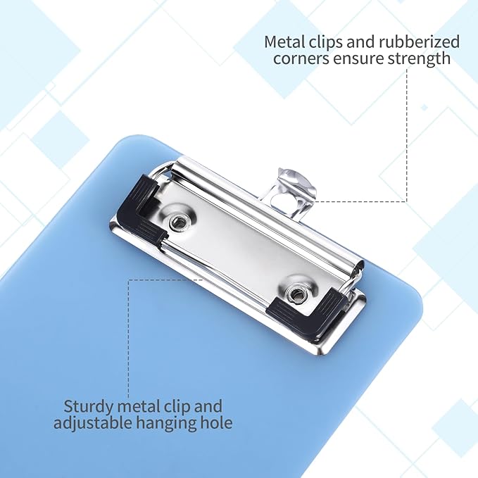 6 PCS MiNi Clipboard，Pretty Cute Small Clipboards 4×6 Inch A6 - Image 2