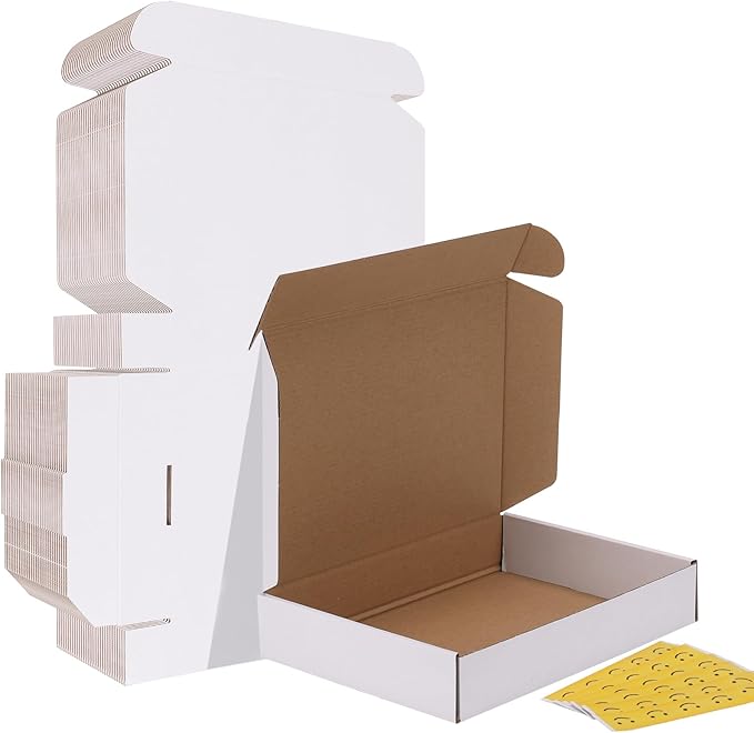 HORLIMER 11x8x2 Shipping Boxes Set of 30 by HORLIMER