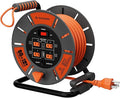 Retractable Extension Cord Reel 80 FT, 14AWG SJTOW Heavy Duty Power Cord by ISLEWIRE