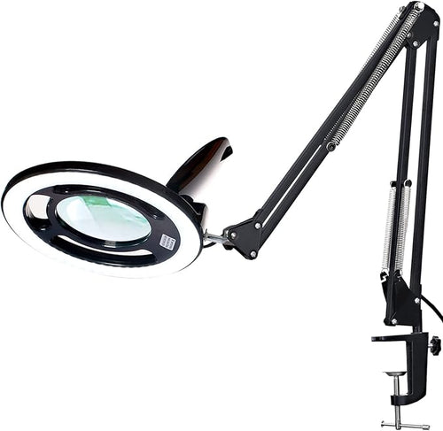 10X Magnifying Glass with Light, KIRKAS 2, 200 Lumens LED Magnifying Lamp with by KIRKAS