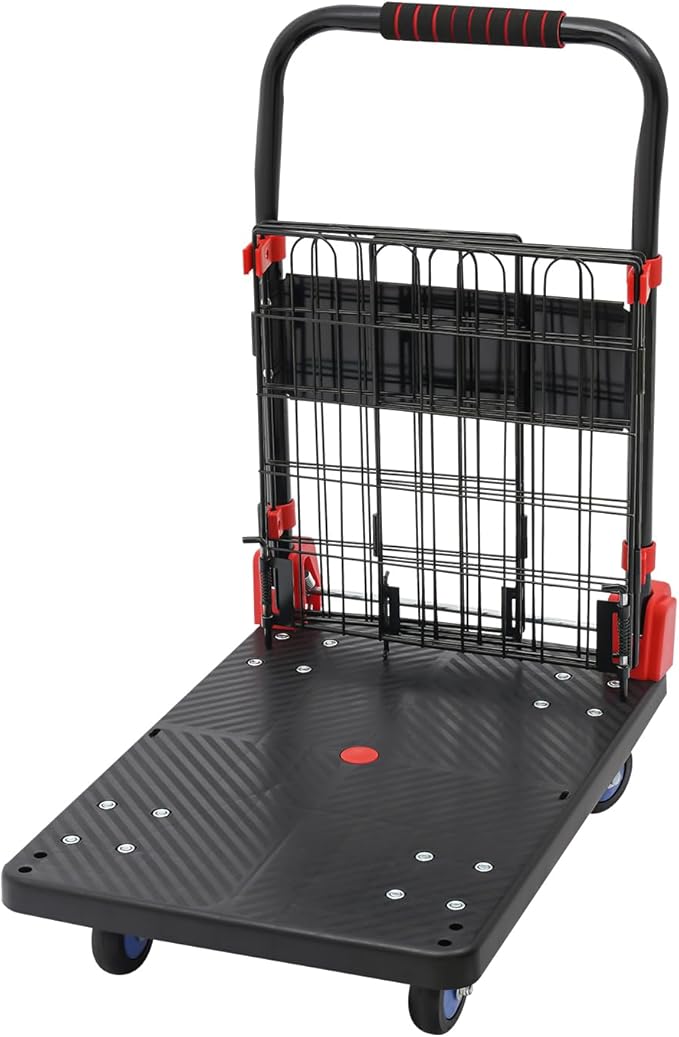 Foldable Hand Truck, 330LBS Dolly Folding Push Cart - Image 6