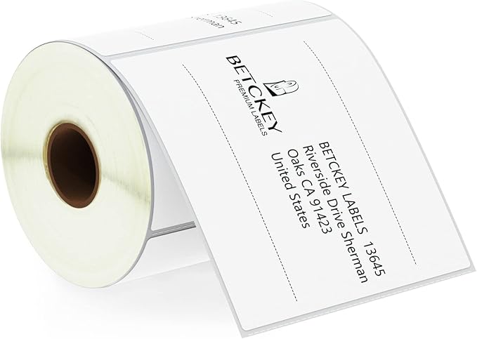 BETCKEY - 4" x 4" Shipping & Large Square Labels Compatible by BETCKEY