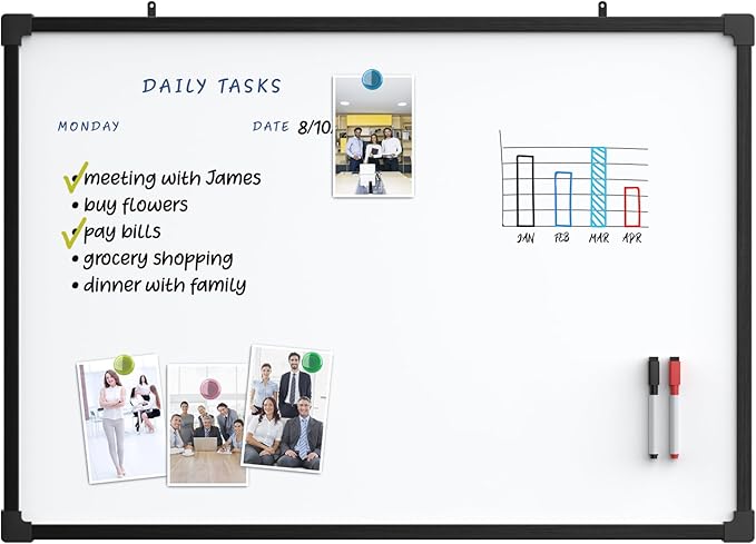 MaxGear Magnetic Dry Erase White Board, 36 X 24 Inches Double Sided Whiteboard - Image 8