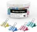 Binder Clips 24 PCS, 1.6 in. Clips Office Supplies, Metal Clips, Binder Clip by FXJHUDH