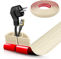 Floor Cord Cover Self Adhesive Cord Hider, 10FT Cable Management, Extension by DBHXXMB-HH
