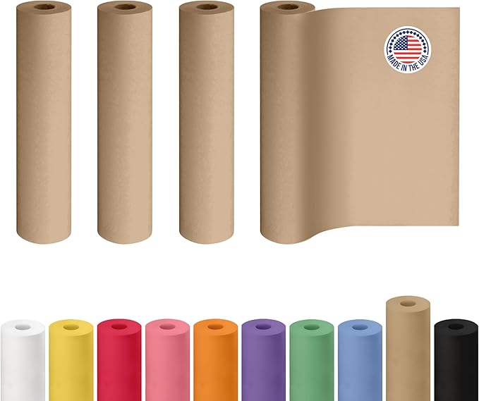 Brown Kraft Paper Roll 24" x 2160", Crafts/Arts by IDLPackaging