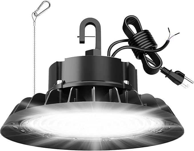 UFO LED High Bay Light 240W, High Bay LED Shop Light 36, 000LM 0-10V Dimmable by JC-LGL