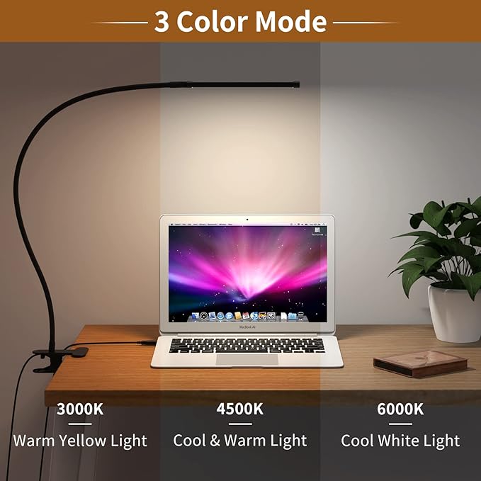 iZELL LED Desk Lamp for Home Office - Image 2