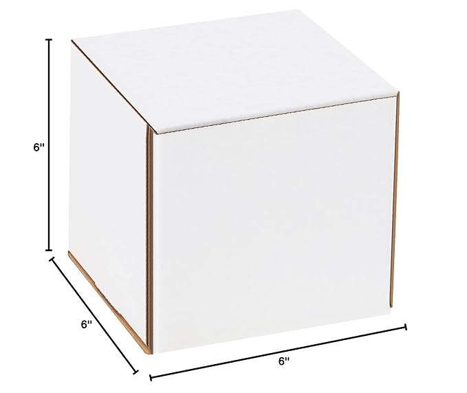 BOX USA Shipping Boxes Small 6"L x 6"W x 6"H, Moving and Storage - Image 9