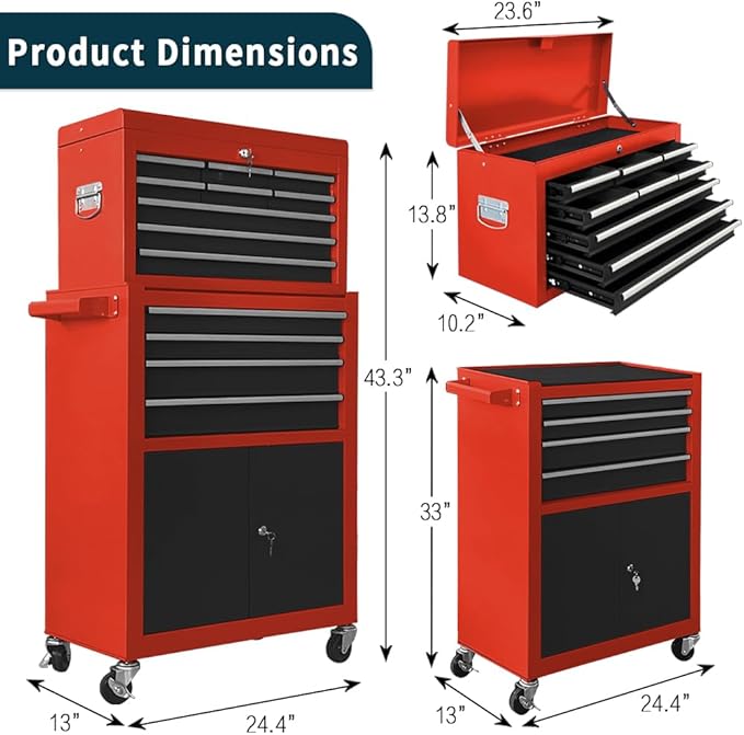 13-Drawer Rolling Tool Chest - Image 3