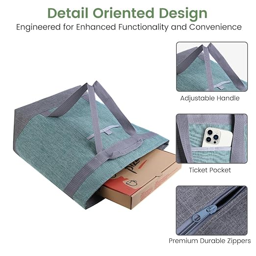 Insulated Cooler Bag, 1PK Insulate Tote Bag - Image 5