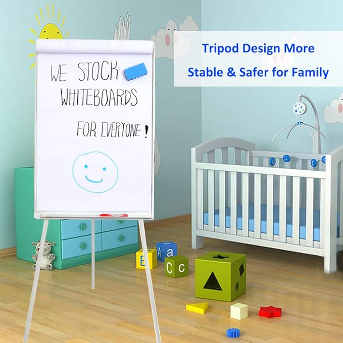 40" H x 28" W Magnetic Dry Erase Board Easel - Image 5