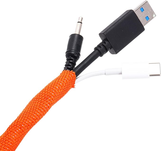 MECCANIXITY Braided Cable Sleeves Heat Shrinkable Fabric Sleeving, 1 1/4" 60ft - Image 5