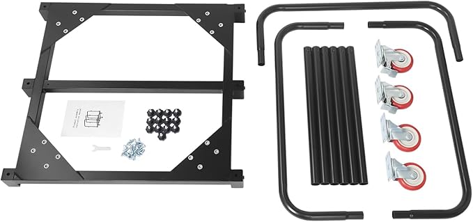 Undercat Steel Panel Truck, Heavy Duty Lumber Drywall Dolly, 1400lbs Platform - Image 9