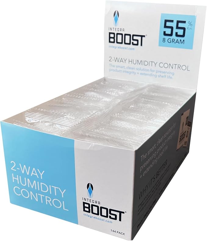 Integra Boost - 55% RH Level - 8 Gram Size - Two-Way Humidity Control Pack by IntegraSpecialtyProducts