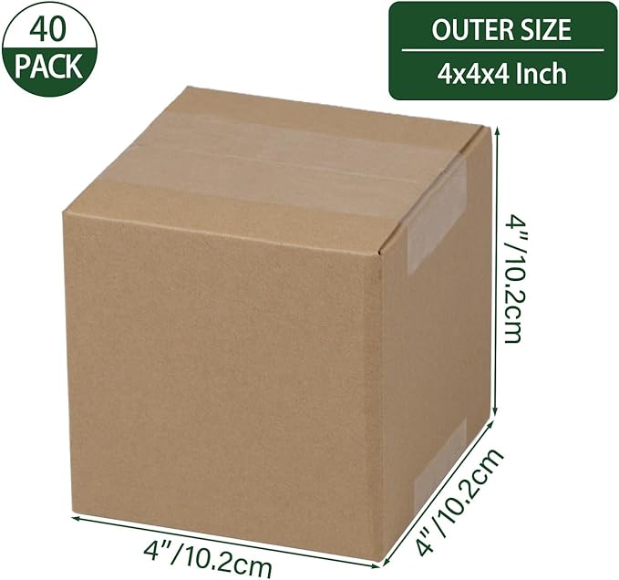 4x4x4 Inches Shipping Boxes Set of 40 - Image 2