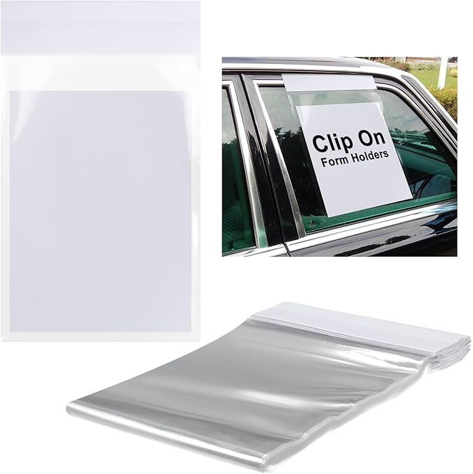 50 Pack Clip on Window Form Holder Buyers Guide Window Hangers Buyers Guide by Saypacck