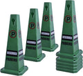 26.5" Caution Cones, 4-Sided Visible Safety Signs by OranclUS