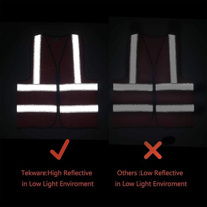 Tekware Safety Vest with High Reflective Strips - Image 3