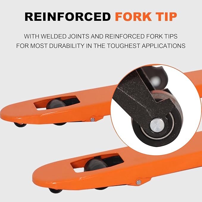 Tory Carrier Pallet Jack Hand Truck Manual Pallet Jacks 5500-Lb. Capacity 21W x - Image 7