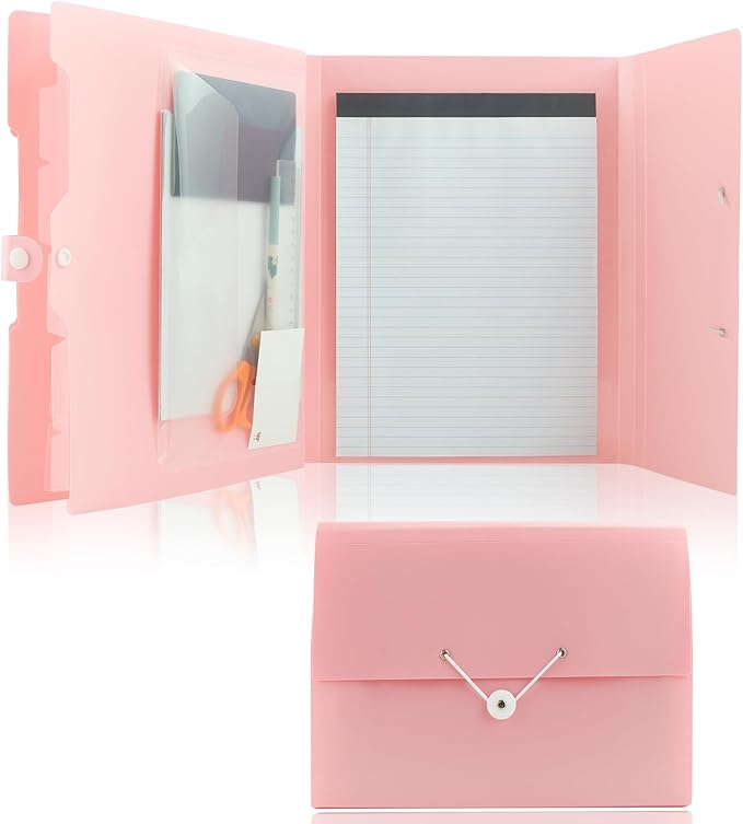 Pink Expandable File Folders by JIMEIQI