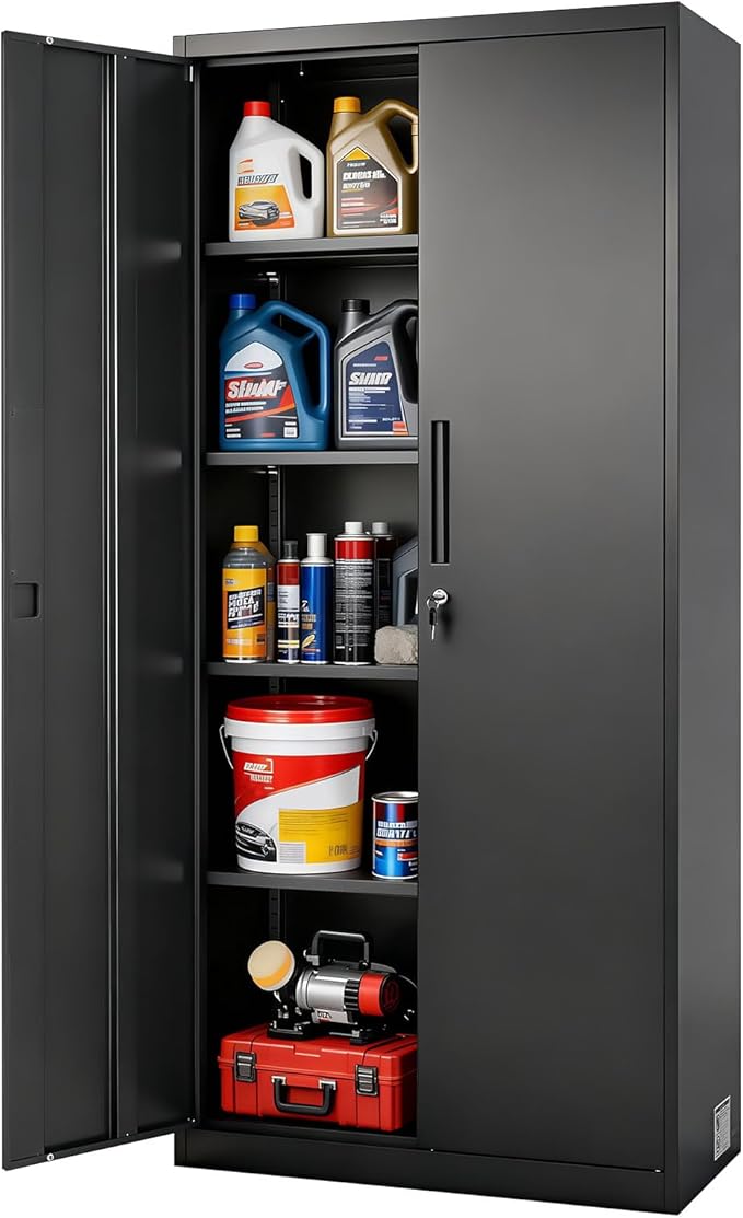 VEVOR Metal Storage Cabinet, Steel Garage Cabinet by VEVOR