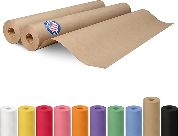 Brown Kraft Paper Roll 24" x 2160", Crafts/Arts by IDLPackaging