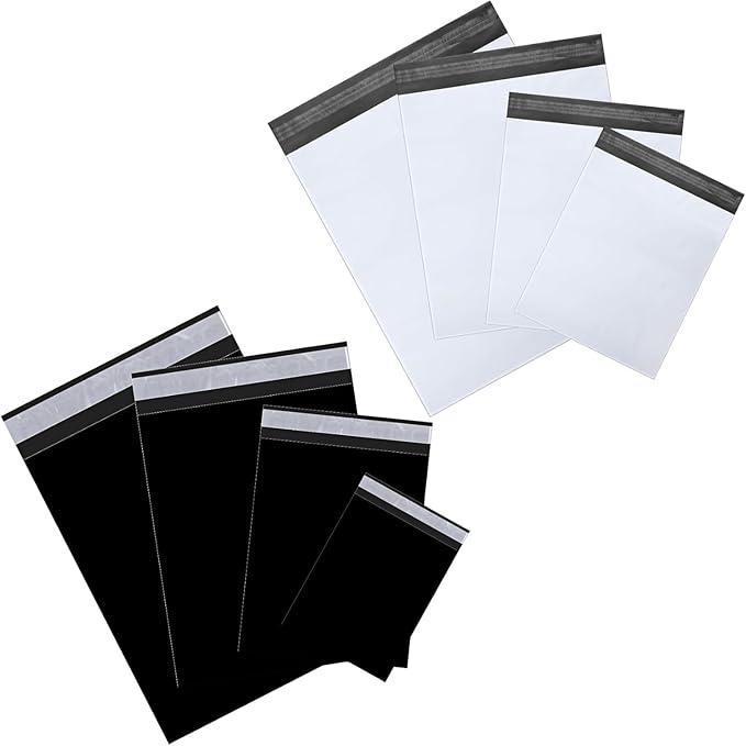 Outus 120 Pcs Poly Mailer Envelope 4 Sizes Shipping Bags Self Adhesive Clasp by Outus