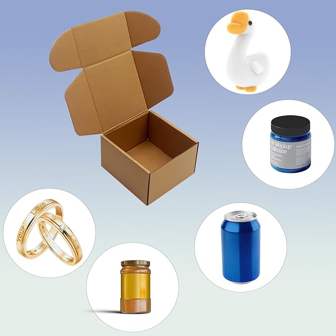5x5x3 inch Shipping Boxes Pack of 25 - Image 2