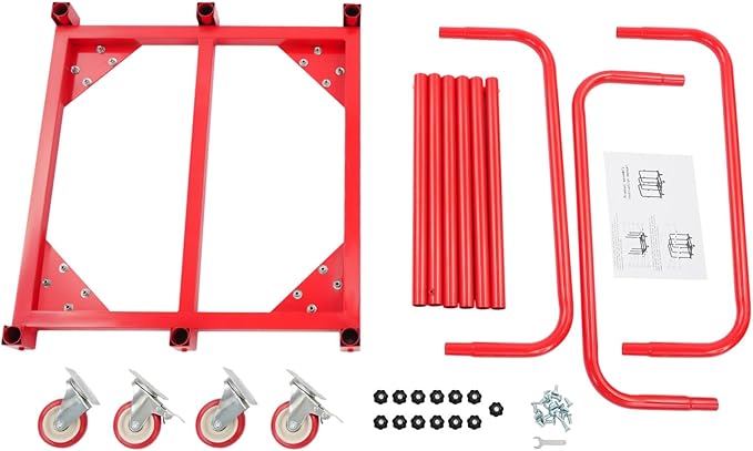 Undercat Steel Panel Truck, Heavy Duty Lumber Drywall Dolly, 1400lbs Platform - Image 9