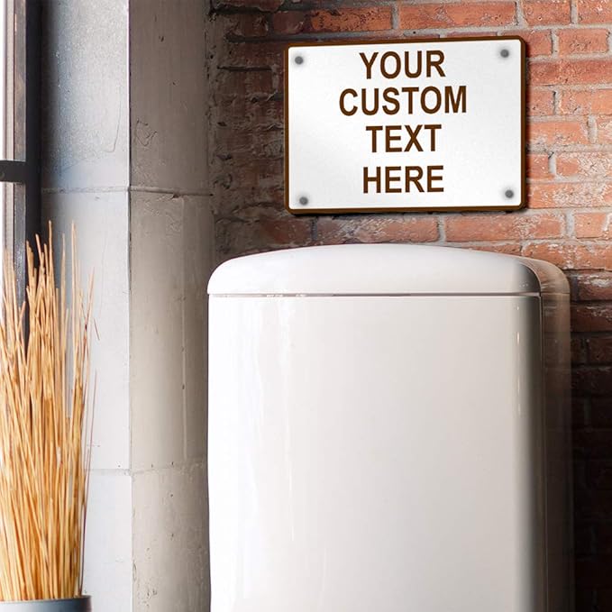 Aluminum Weatherproof Metal Sign Multiple Sizes Custom Personalized Text Here - Image 5