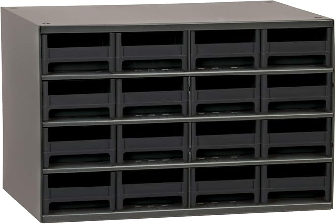 Akro-Mils Steel Garage Storage Cabinet, Small Parts Organizer Metal Cabinet by Akro-Mils