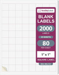 NextDayLabels – 1" x 1" Square Sticker Labels by NextDayLabels