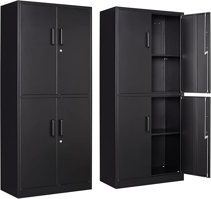 STANI Metal Storage Cabinet, Locking Steel Cabinet by STANI