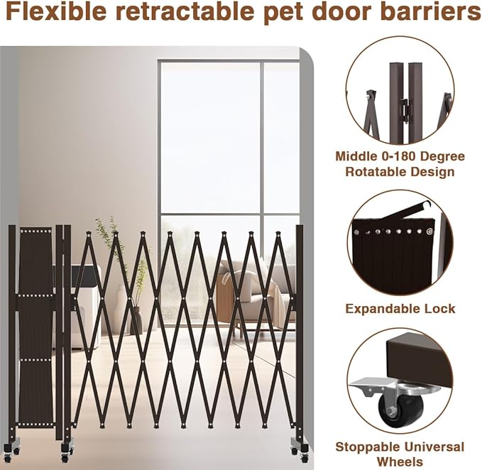 Expandable Driveway Gate, Portable Barricade Gate - Image 4