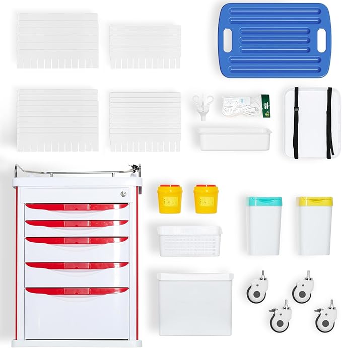 Medical Cart, Rolling Medication Carts - Image 8