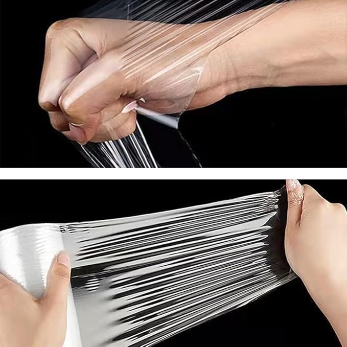 Stretch Wrap Clear Plastic Wrap Roll 6 inch X 1000Ft 80 Guage Industrial Mini - Image 6
