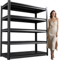 72" H/59 W Garage Shelving Heavy Duty Storage Shelves Adjustable Garage Shelves by AOJUFEO
