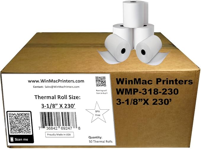 Thermal Paper Rolls 3 1/8 x 230 - Image 5