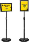2 Pack Sign Holder Stand 8.5x11 Inch, Adjustable Sign Stand, Floor Standing by Unknown
