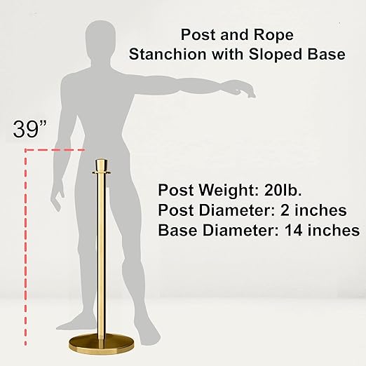 Montour Line Cline Post and Rope Stanchion Set - Image 2